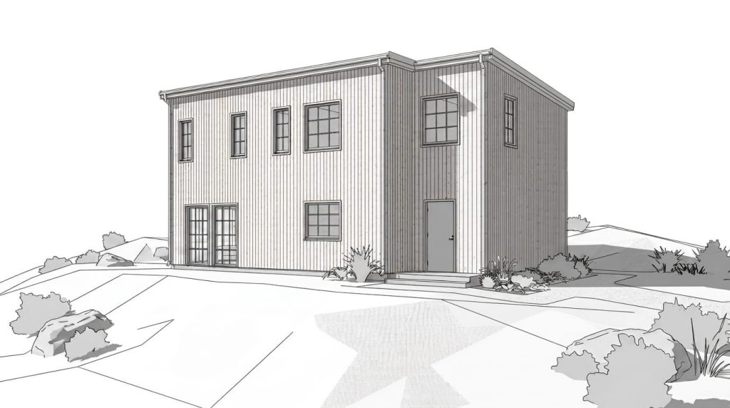 Attefallshus 30 kvm med Loft i Sollentuna – Bygganmälan & K-ritningar